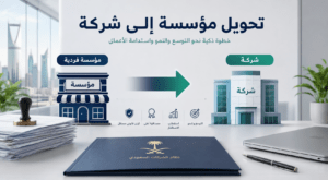 تحويل مؤسسة إلى شركة